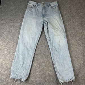 Abercrombie & Fitch Jeans Womens 10/30 90’s Straight High Rise Light Wash Denim